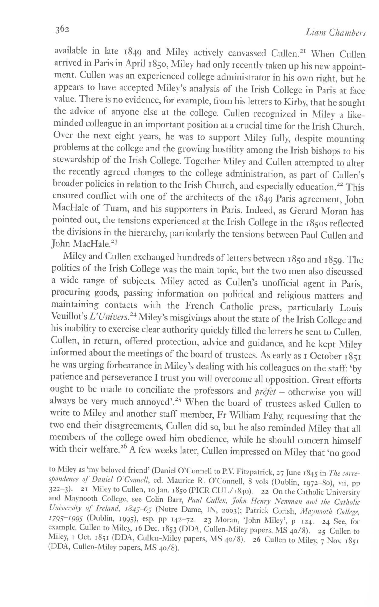 Paul Cullen and the Irish College, Paris